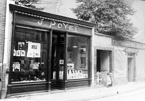 magasin de jean Poyet à Epernay, fonds photographique poyet